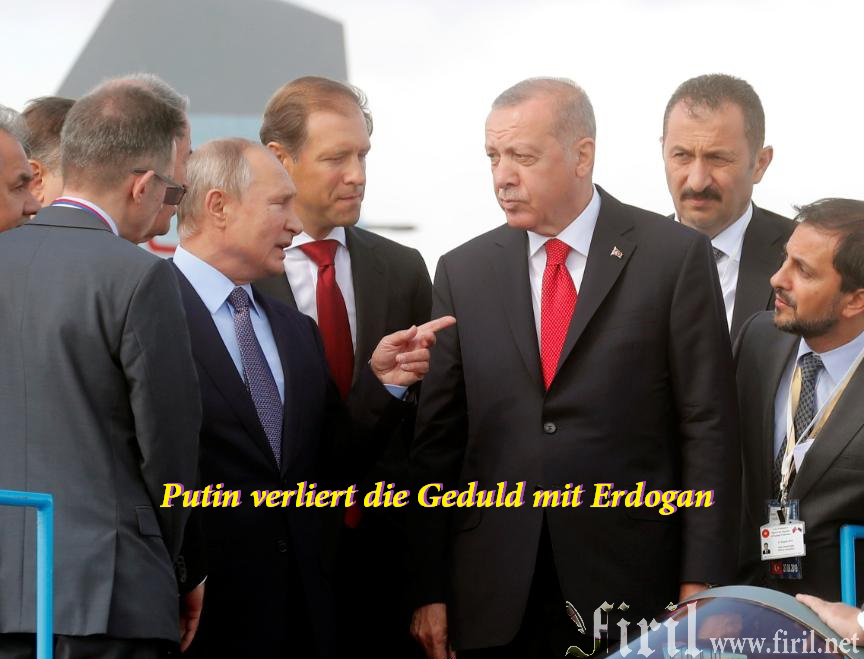 Putin verliert die Geduld mit Erdogan